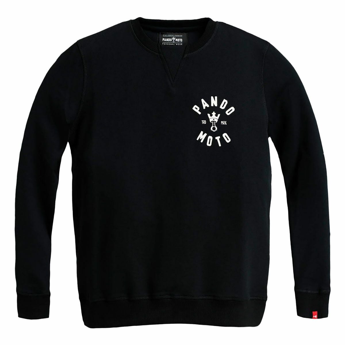 PANDO MOTO｜ジョン ウィング 01 スウェットシャツ｜ブラック