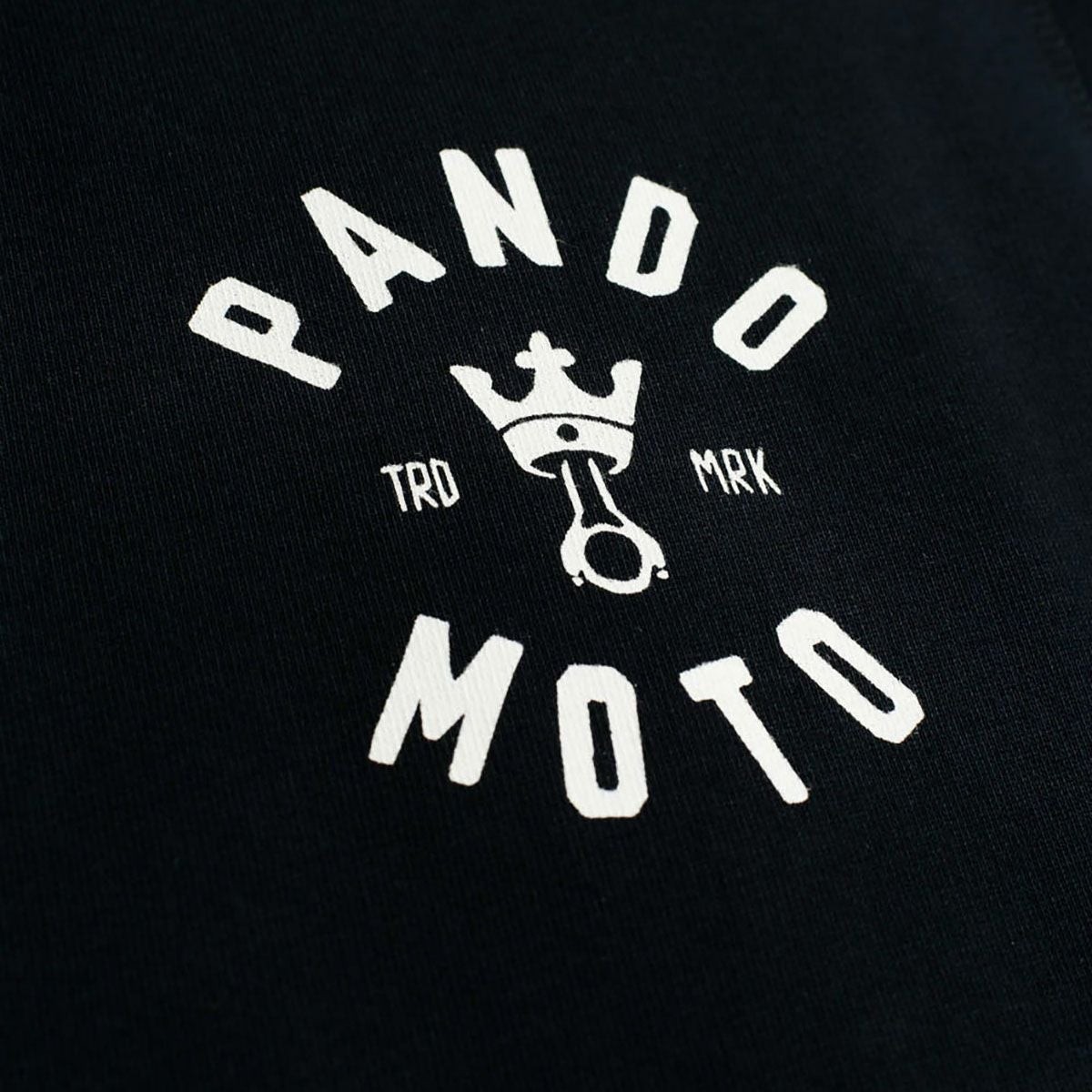 PANDO MOTO｜ジョン スカル 01 スウェットシャツ｜ブラック