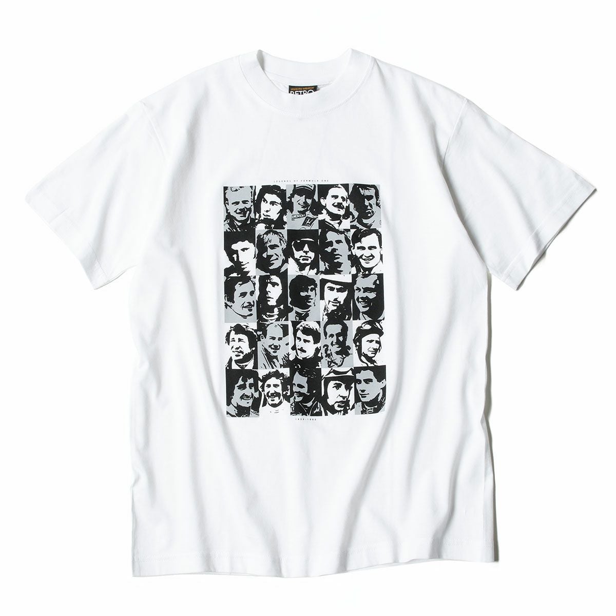 RETRO FORMULA 1｜LEGENDS T-Shirt｜Tシャツ｜ホワイト