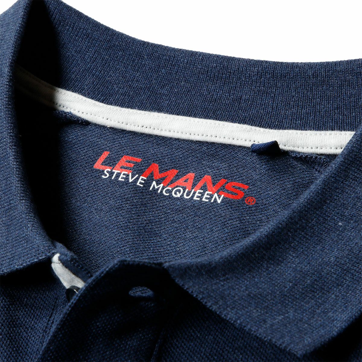 Steve McQueen｜ル・マン スティーブ・マックィーン レーシング 20 ポロ｜ポロシャツ｜ダークブルー