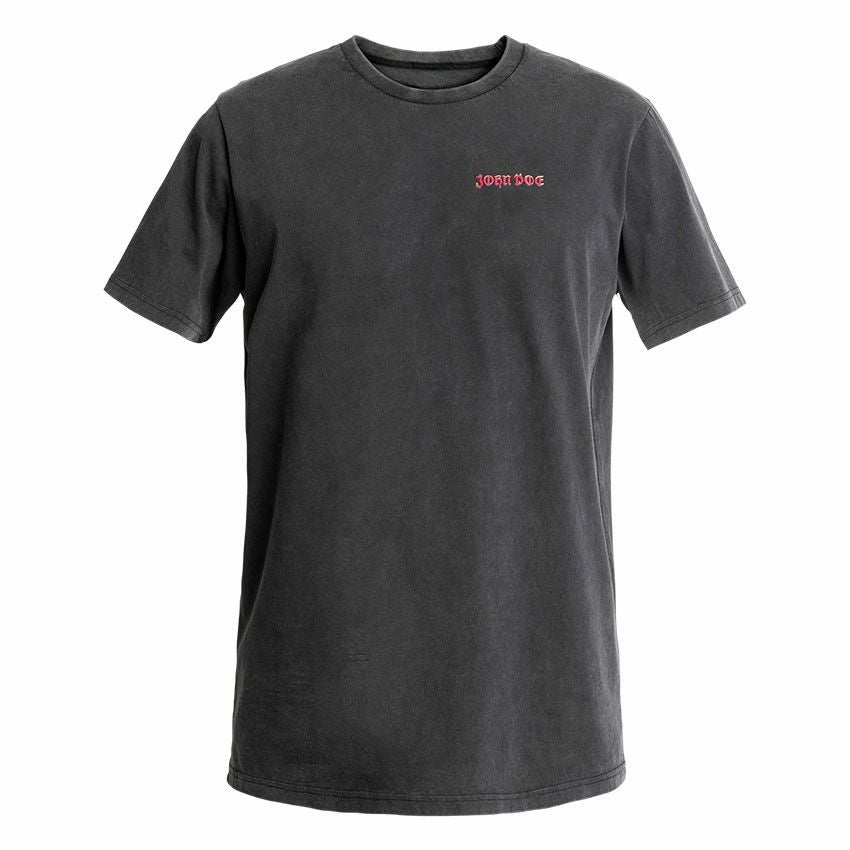 John Doe｜”スネークオンファイア” Tシャツ｜ブラック