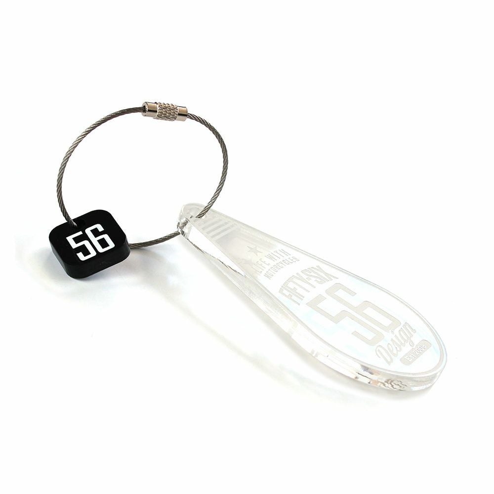 56design｜ティアドロップ キーホルダー｜ピュアゼリー