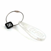 56design｜ティアドロップ キーホルダー｜ピュアゼリー