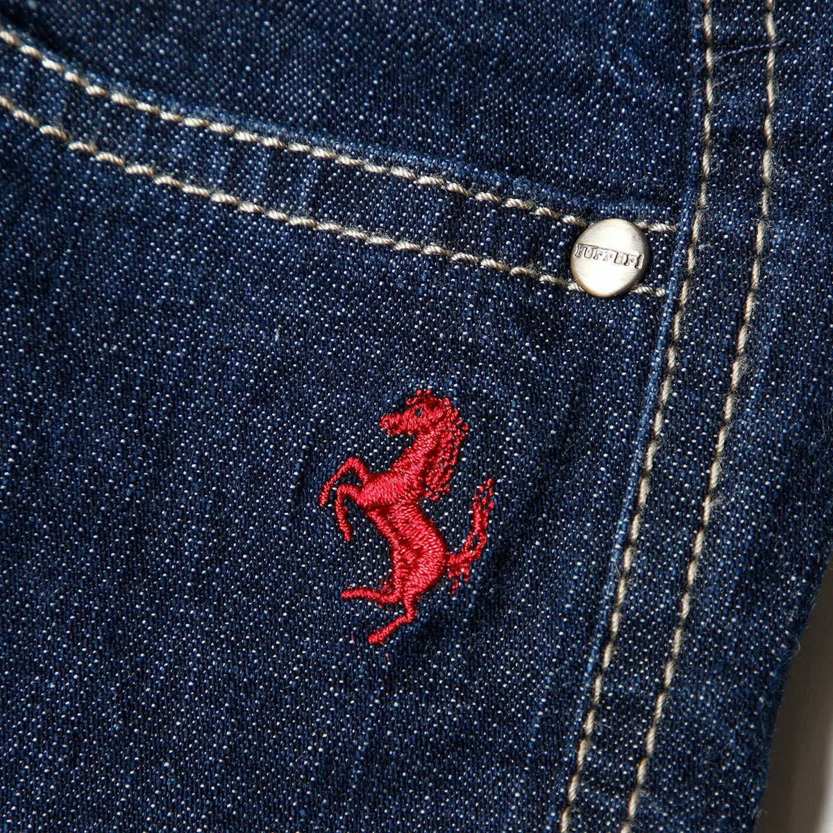 Ferrari｜フェラーリ キッズ 5ポケット デニム パンツ｜インディゴ