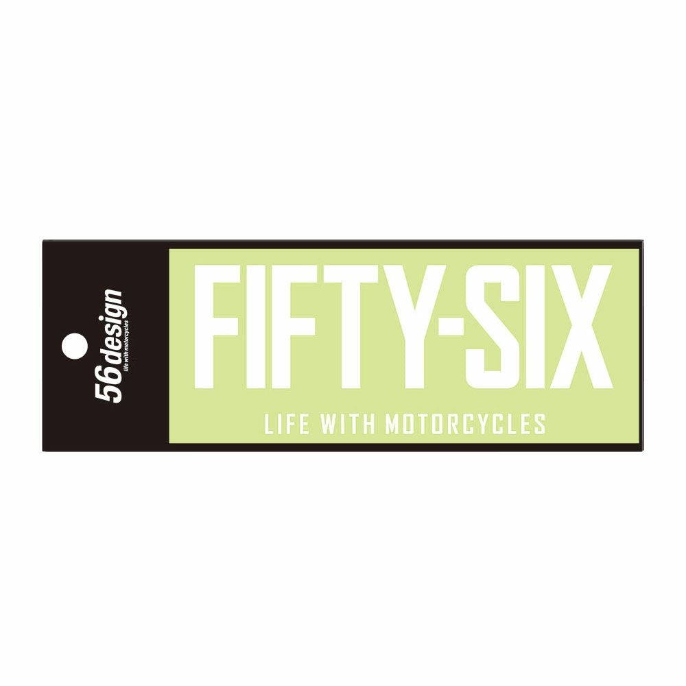 56design｜フィフティシックス ステッカー（130）｜ステッカー｜ホワイト