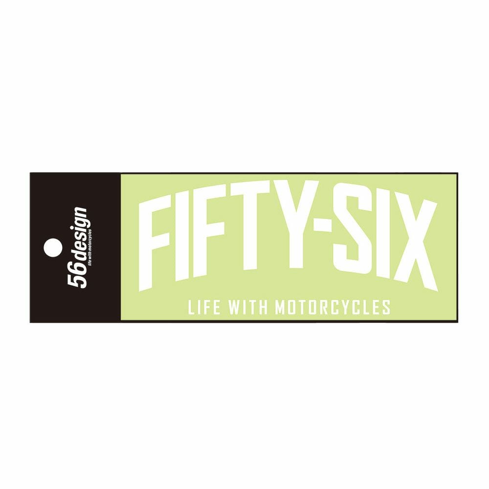 56design｜フィフティシックス アーチ ステッカー（130）｜ステッカー｜ホワイト