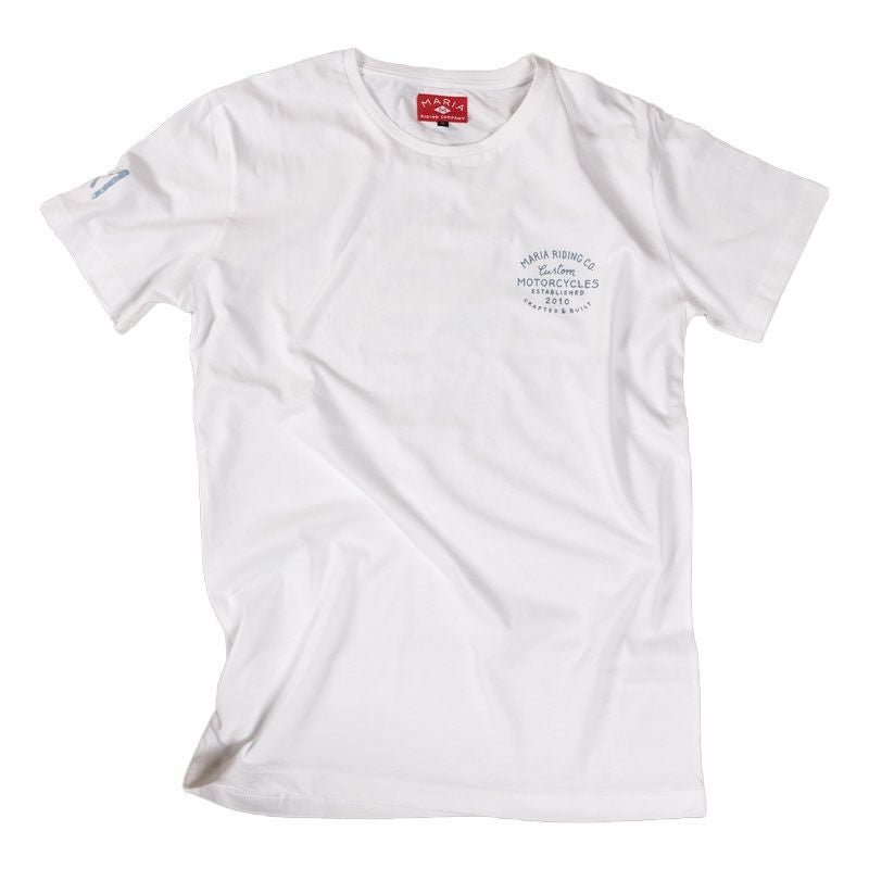 Maria Riding Company｜ハンドクラフト Tシャツ｜ホワイト