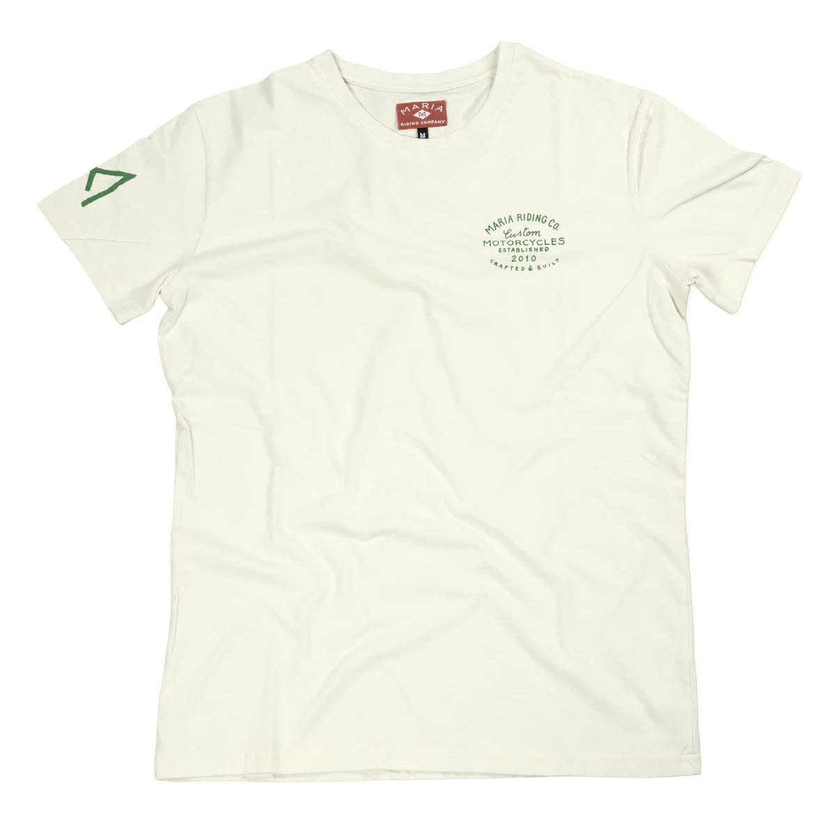 Maria Riding Company｜ハンドクラフト Tシャツ｜オフホワイト