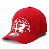 Alfaromeo｜アルファロメオ DNA ビッグ ロゴ キャップ｜帽子｜レッド