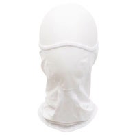 FREEZE TECH｜氷撃 冷感 フェイスカバー イヤーループ付き｜ネックカバー｜ホワイト｜着用