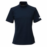 FREEZE TECH｜氷撃 レギュラーフィット 冷感シャツ 半袖モックネック Performance Line LIDEF｜アンダーウェア｜ネイビー