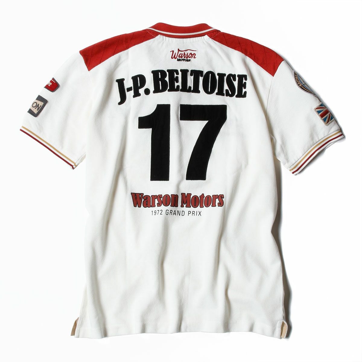 Warson Motors｜ベルトワーズ ポロ｜ポロシャツ｜ホワイト