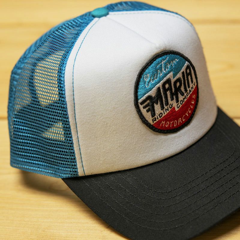 Maria Riding Company｜ブルー トラッカー キャップ｜帽子｜ブルー