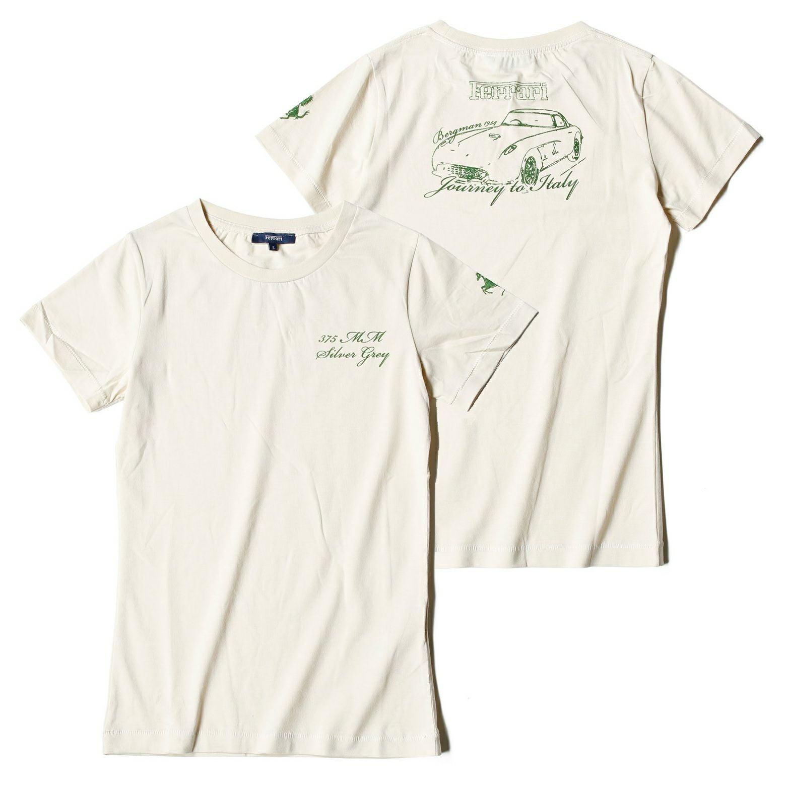 Ferrari｜フェラーリ ウィメンズ 375MM プリント ホース Tシャツ｜