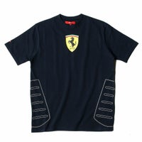Ferrari｜フェラーリ キッズ セントラル スクデット Tシャツ｜ダークネイビー