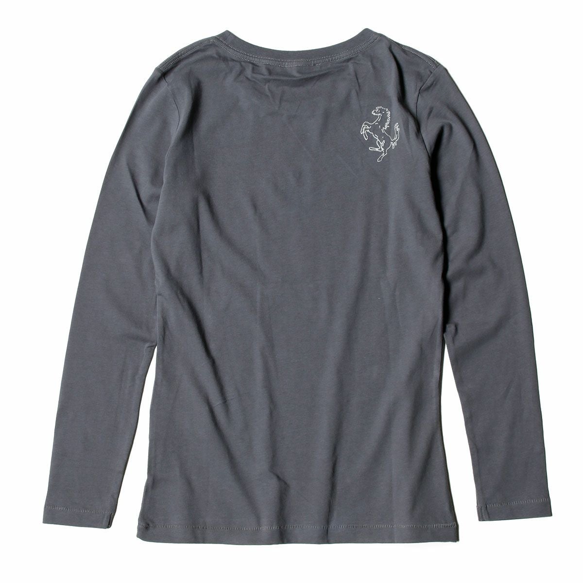 Ferrari｜フェラーリ レディース MAGIC ロングスリーブ Tシャツ｜ロングスリーブ｜グレー