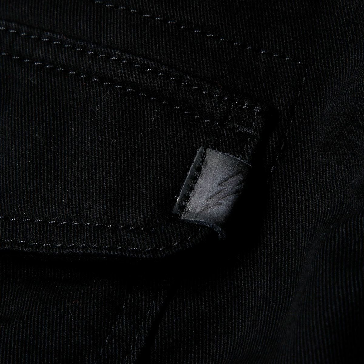 John Doe｜XTM モトシャツ プリズン｜ファブリック｜ブラック×ホワイト