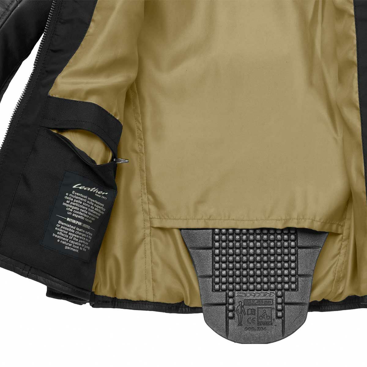 SPIDI｜ロック レディ｜レザー｜ブラック