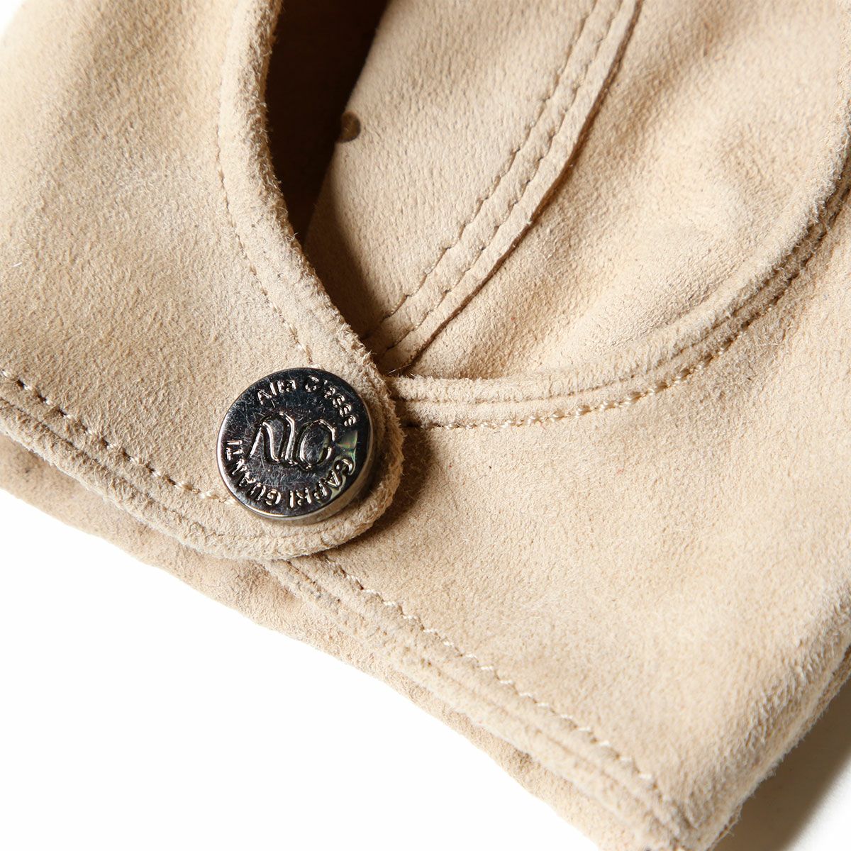 Alta Classe｜シープスエード ドライビンググローブ｜ハーフ｜ベージュ