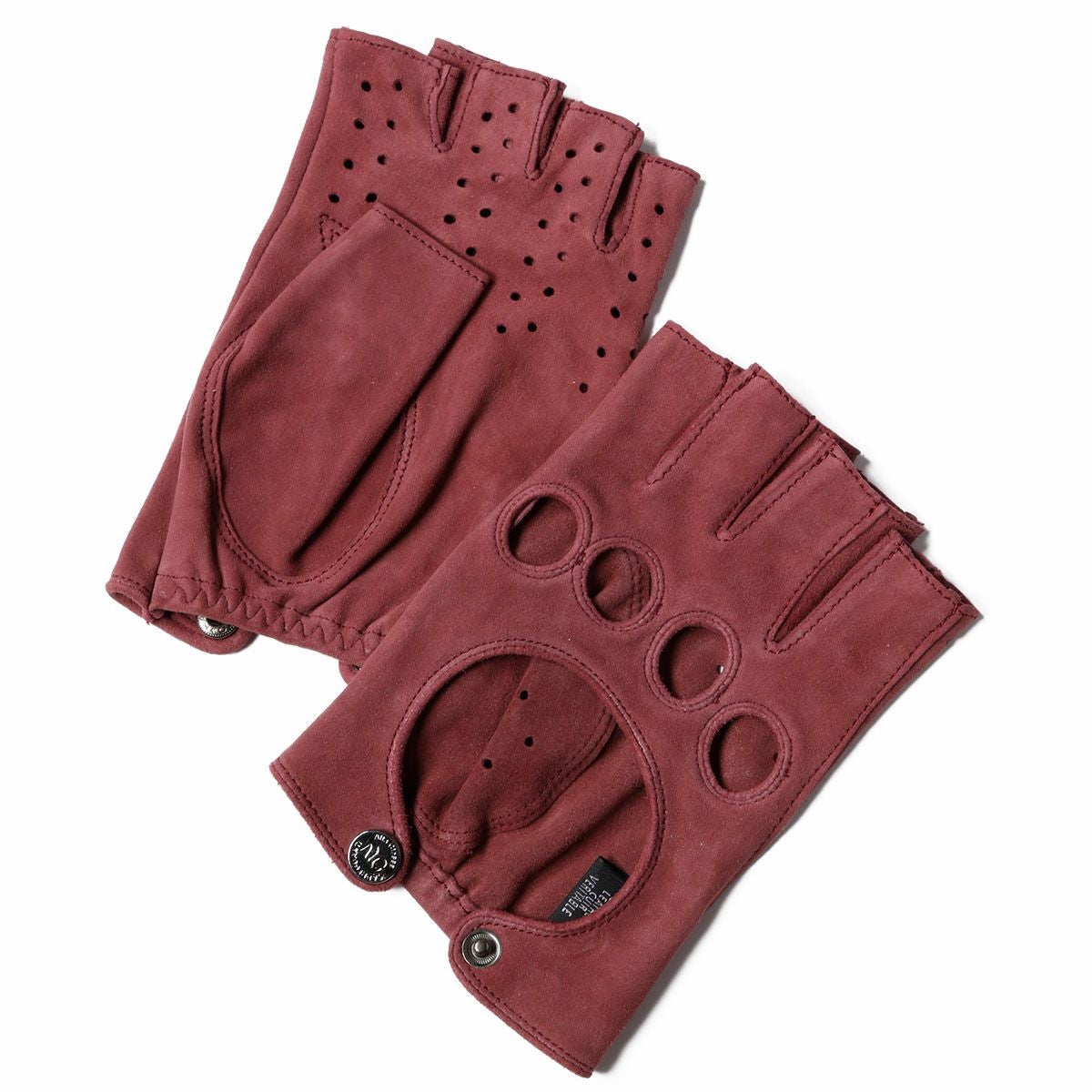 Alta Classe｜シープスエード ドライビンググローブ｜ハーフ｜ワイン