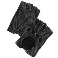 Alta Classe｜キッドレザー ドライビンググローブ｜ハーフ｜ブラック