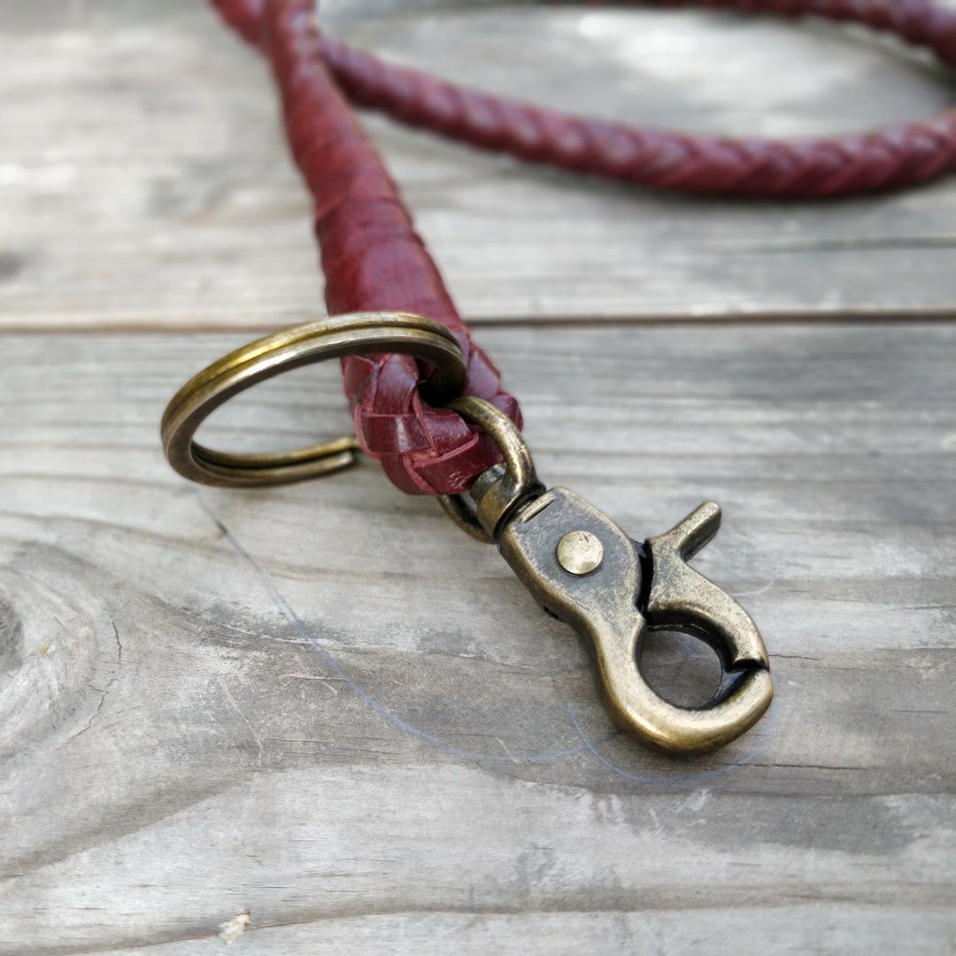 Trip Machine｜ブレイデッド キーチェーン｜財布｜チェリーレッド