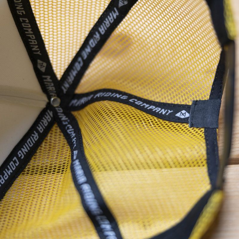 Maria Riding Company｜イエロー トラッカー キャップ｜帽子｜イエロー