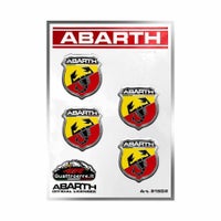 Abarth｜アバルト エンブレム ステッカー （4個セット）