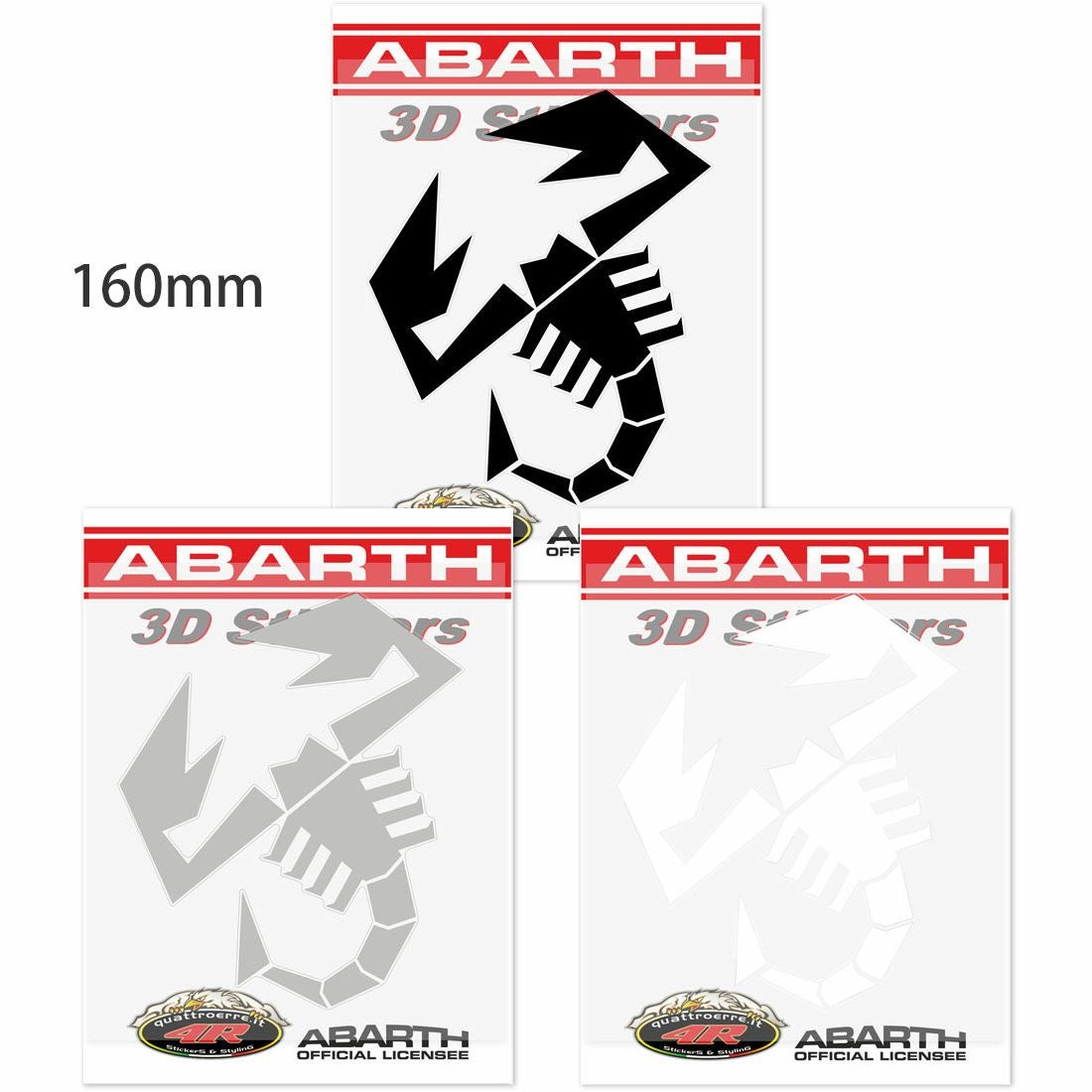 Abarth｜アバルト スコーピオン ステッカー（160mm）