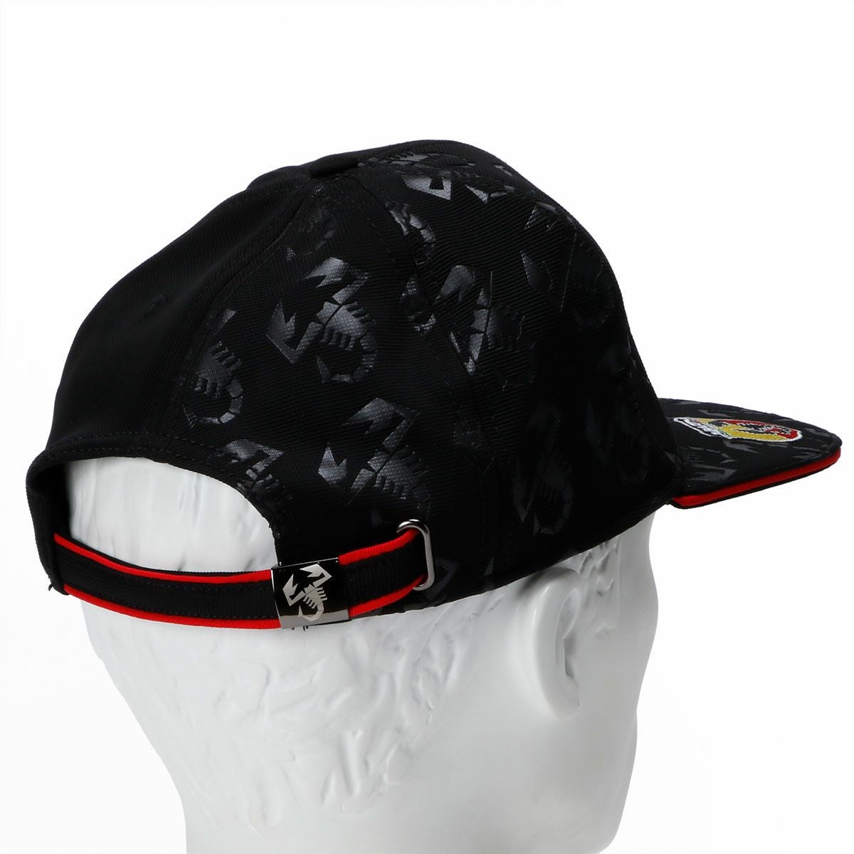 Abarth｜アバルト フラットブリム キャップ｜帽子｜ブラック