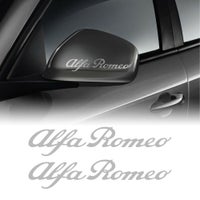 Alfaromeo｜アルファロメオ ロゴ ステッカー （10cm）｜シルバー