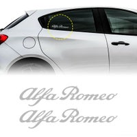 Alfaromeo｜アルファロメオ ロゴ ステッカー （13cm）｜シルバー