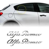 Alfaromeo｜アルファロメオ ロゴ ステッカー （13cm）｜クローム