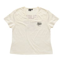 Fuel Motorcycles｜ウーマン アンジー Tシャツ｜クリーム