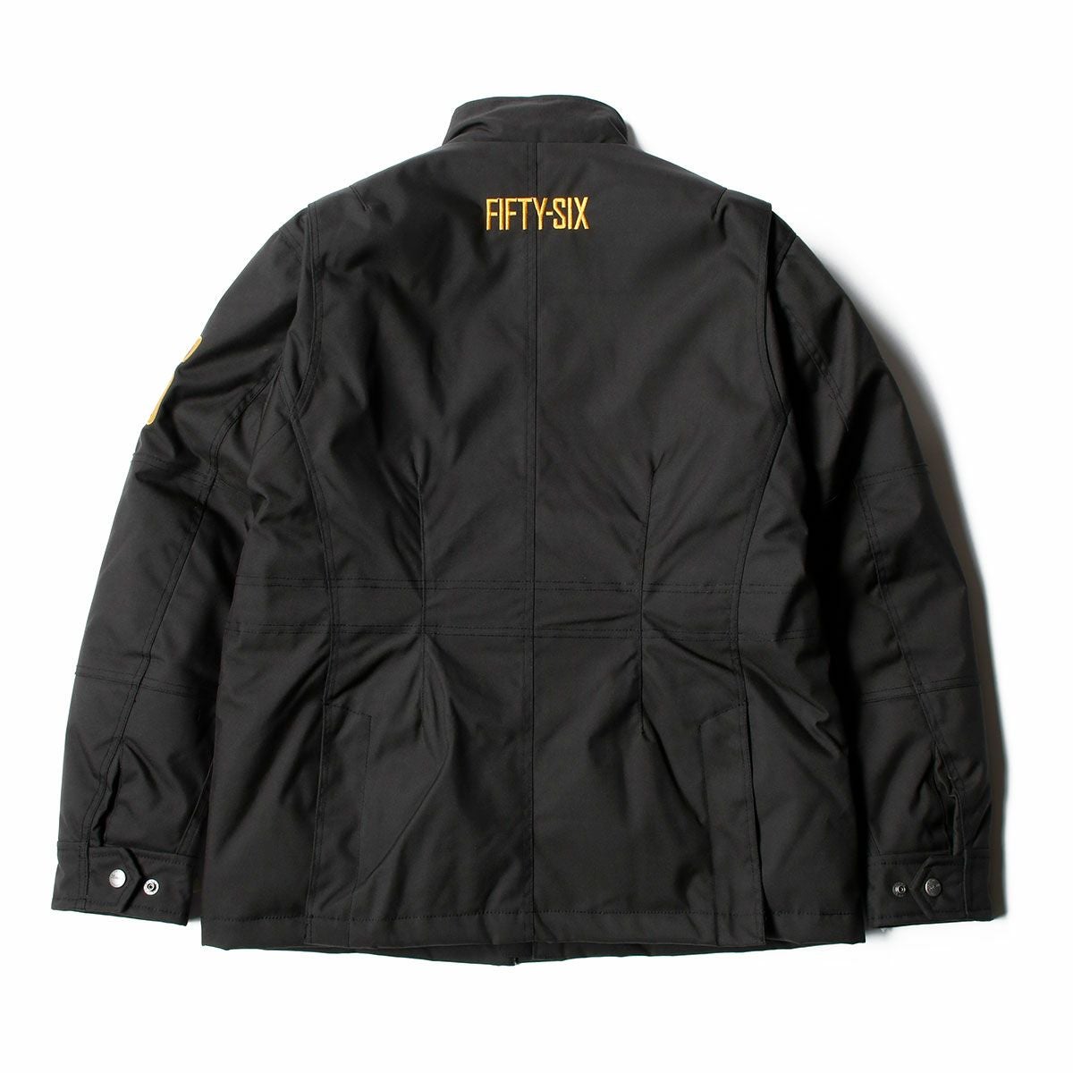 56design｜ウィンター サファリ ジャケット｜ファブリック｜チャコールグレー