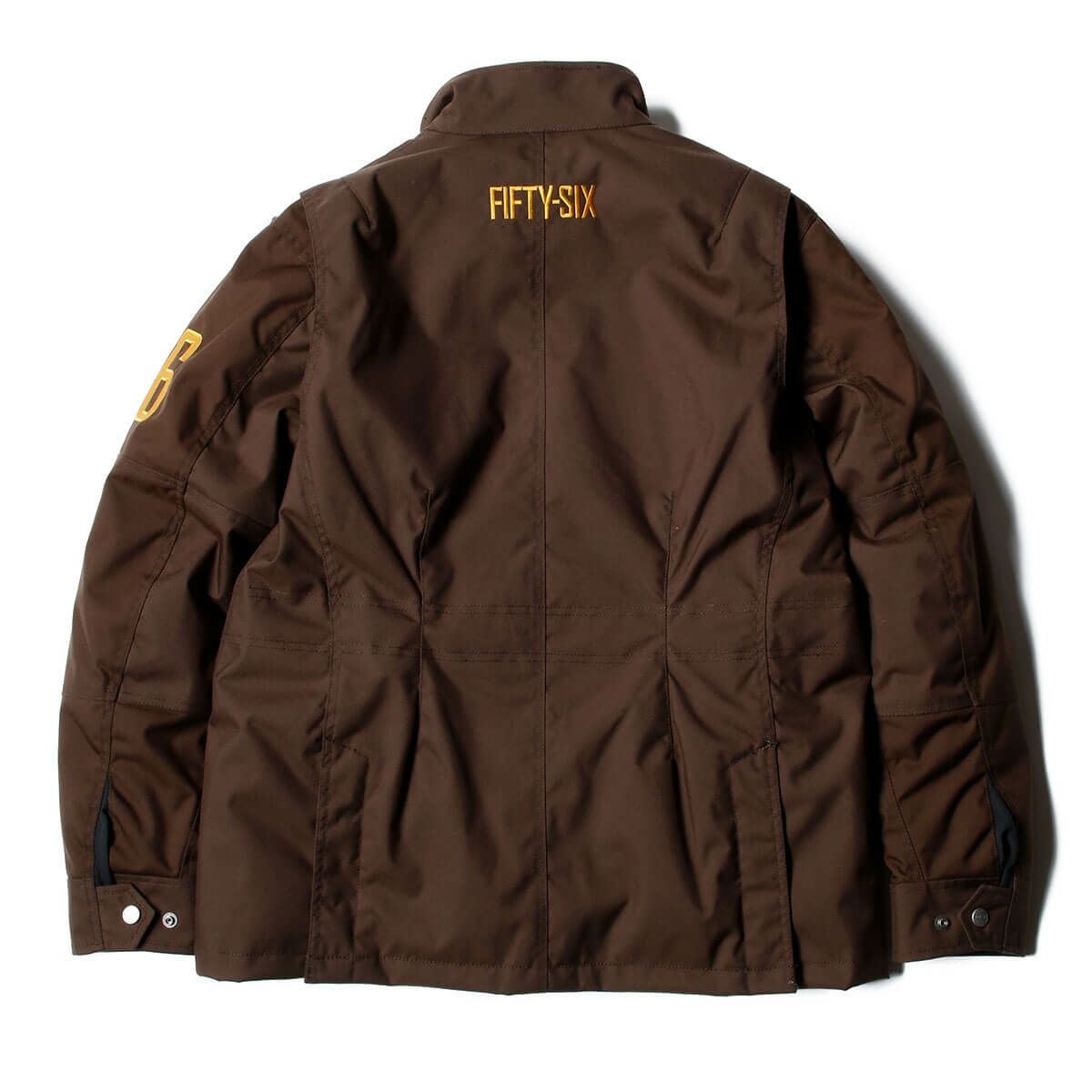 56design｜ウィンター サファリ ジャケット｜ファブリック｜ダークブラウン