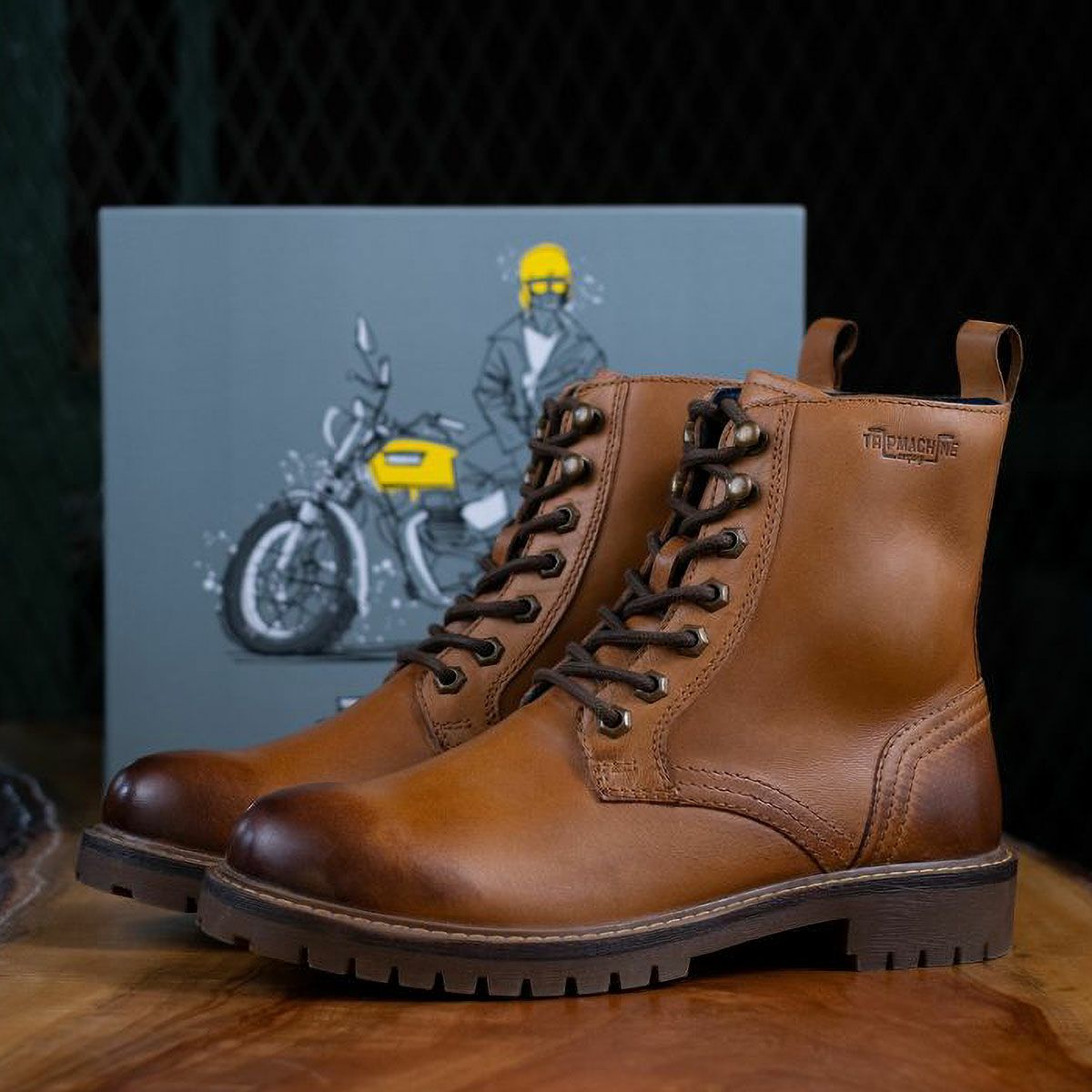 Trip Machine｜ブーツ ダービー｜ブーツタイプ｜ヴィンテージタン
