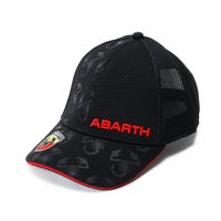 Abarth｜アバルト メッシュ ベースボールキャップ｜帽子｜ブラック