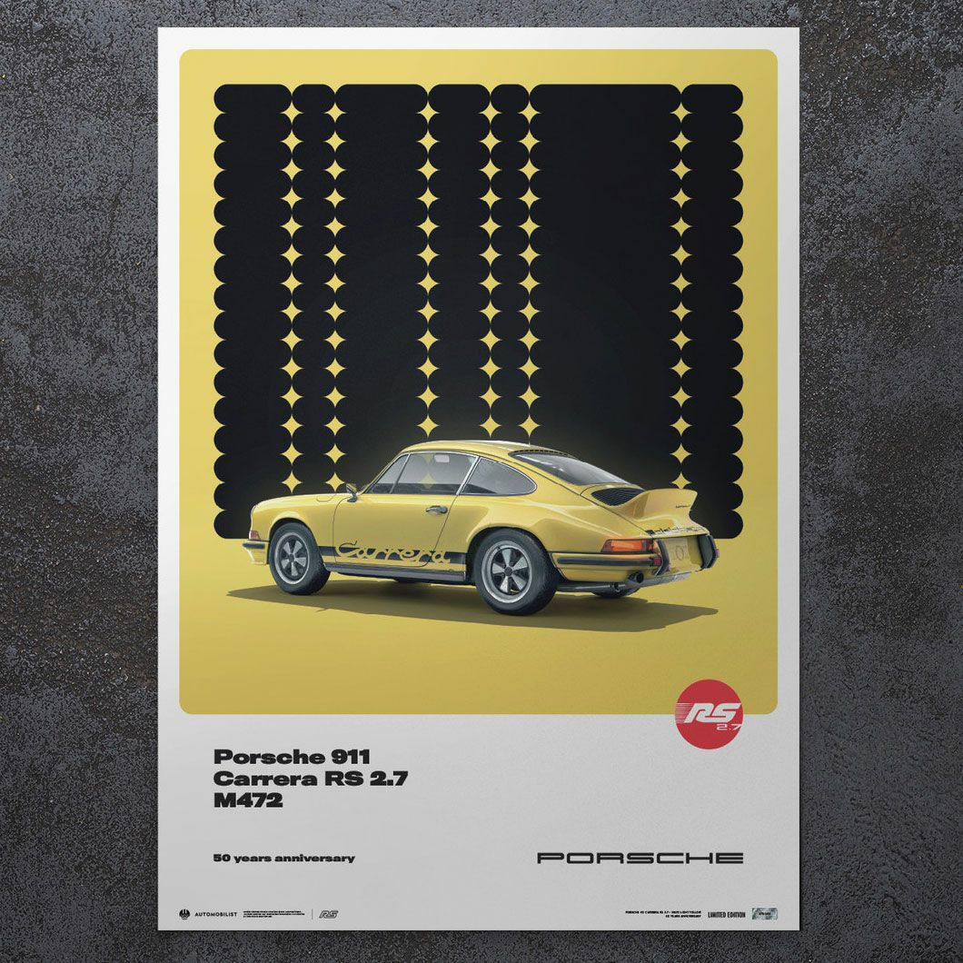 PORSCHE 911 CARRERA RS 2.7 YELLOW 50TH リミテッド エディション