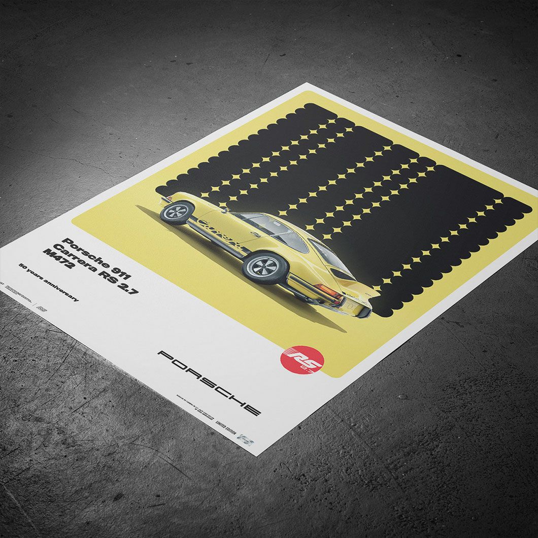 PORSCHE 911 CARRERA RS 2.7 YELLOW 50TH リミテッド エディション