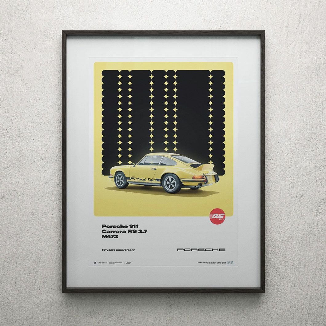 PORSCHE 911 CARRERA RS 2.7 YELLOW 50TH リミテッド エディション