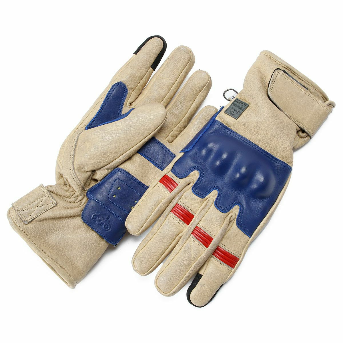 helstons｜ウィズレー ウィンターグローブ｜ウィンター｜ベージュ×ブルー