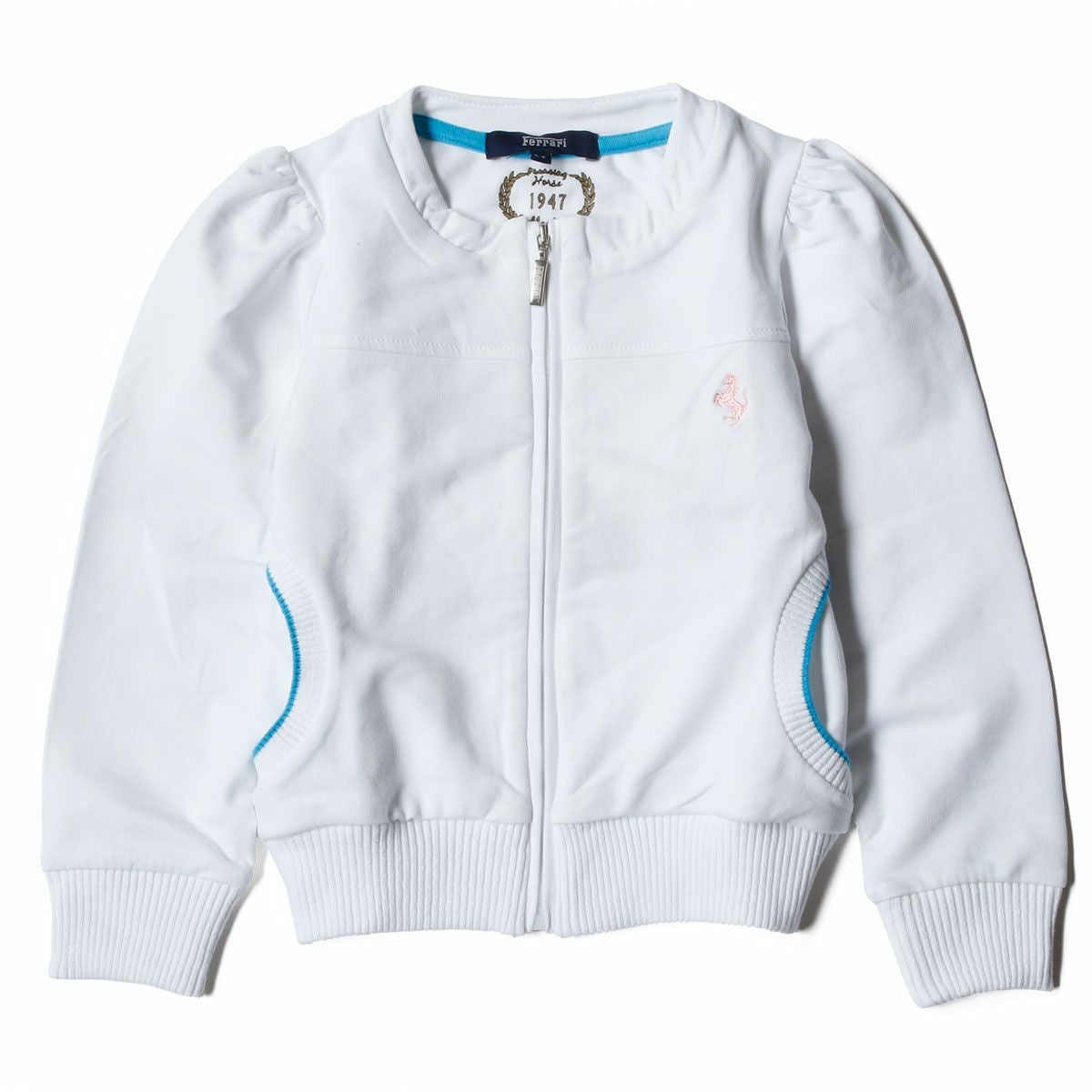 Ferrari｜フェラーリ キッズ ヴィンテージ ジップスウェット｜ニット｜ホワイト