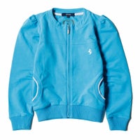 Ferrari｜フェラーリ キッズ ヴィンテージ ジップスウェット｜ニット｜ターコイズ