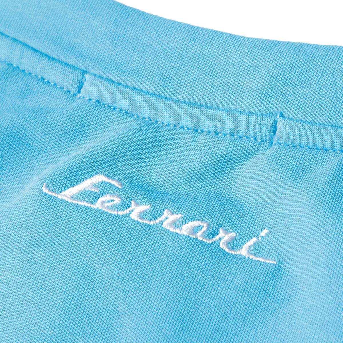 Ferrari｜フェラーリ キッズ ヴィンテージ ジップスウェット｜ニット｜ターコイズ