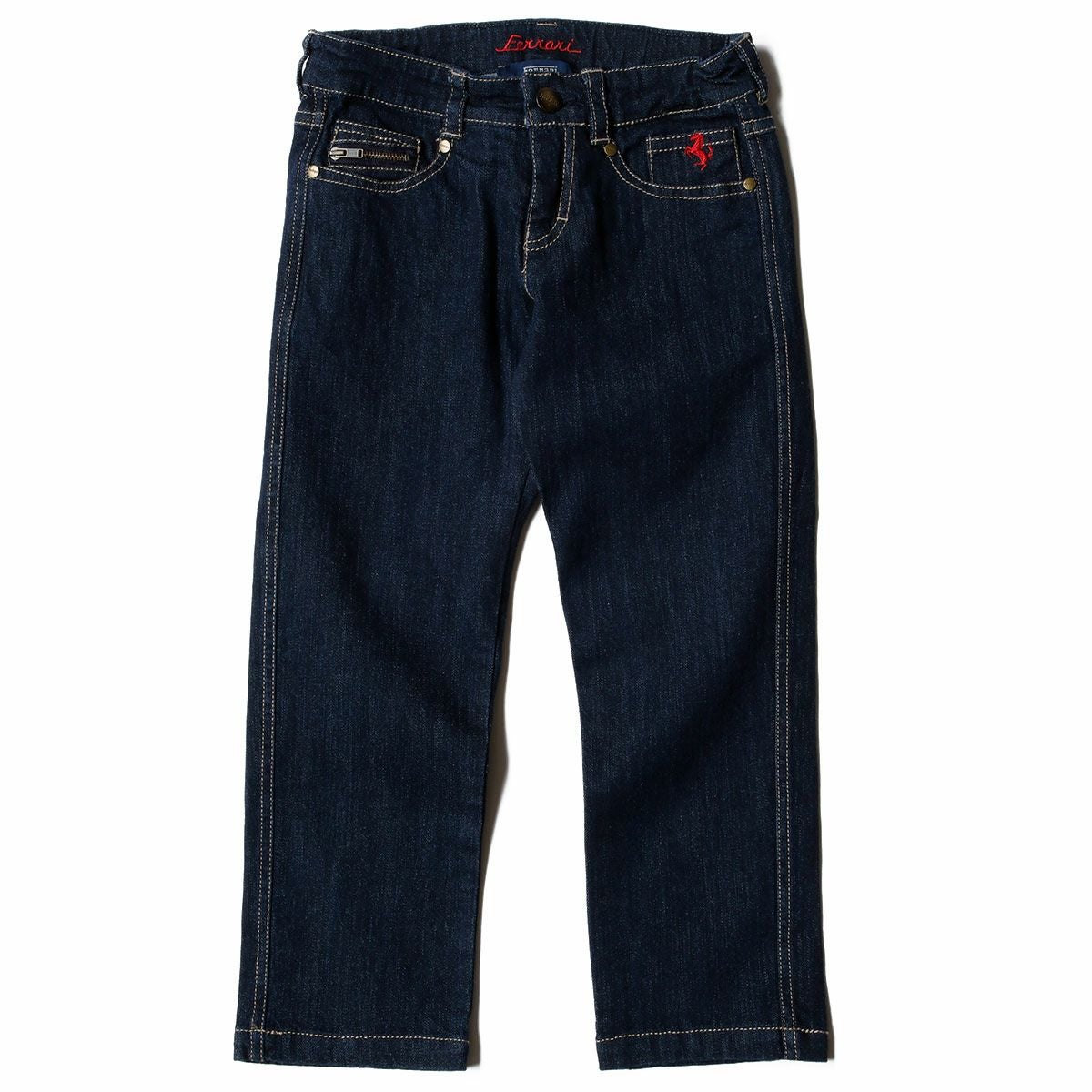 Ferrari｜フェラーリ キッズ 5ポケット ストーン ウォッシュ デニム｜パンツ