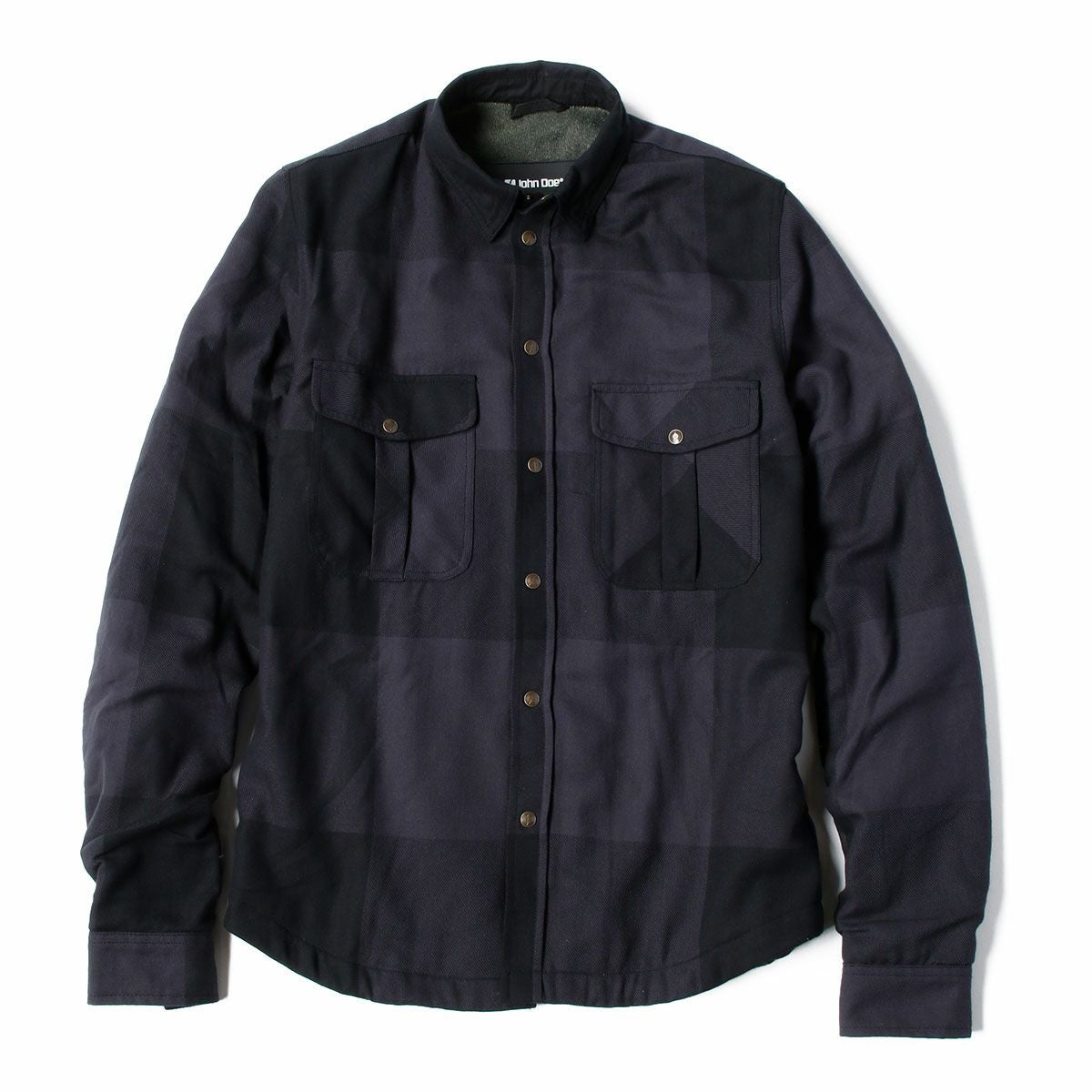 John Doe｜XTM モトシャツ ビッグブロック｜ファブリック