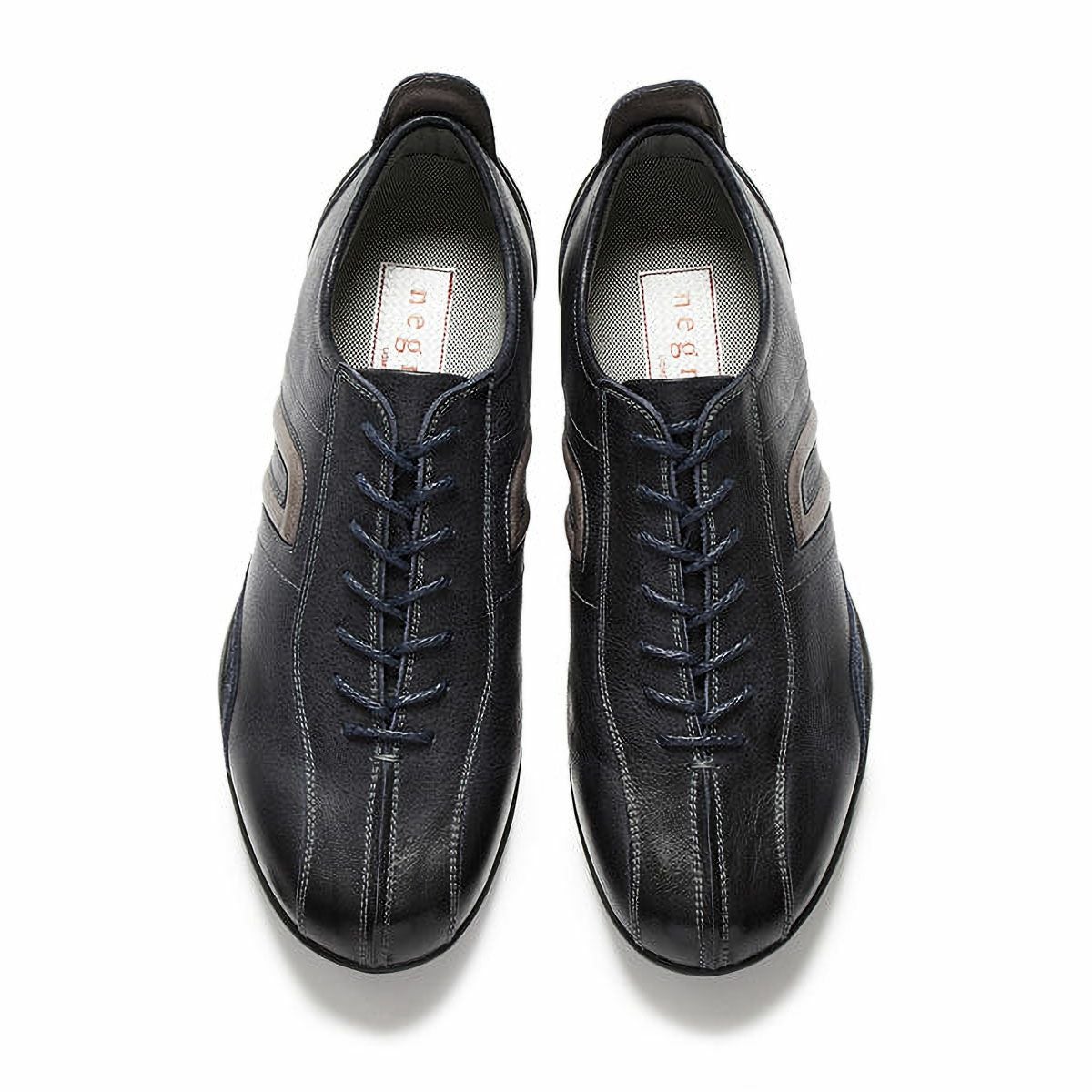 NEGRONI｜イデア スモーキングカーフ｜スニーカー｜ブライトンブルー