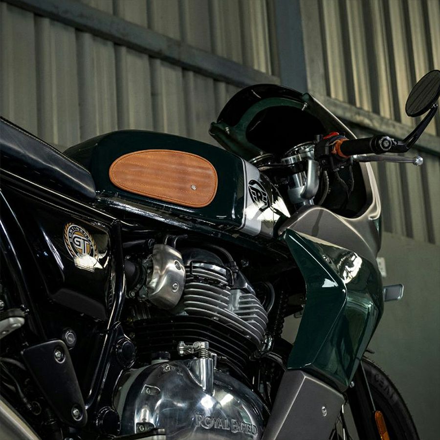 Trip Machine｜タンクパッド レザー クラシック ストライプ｜その他雑貨｜ヴィンテージタン｜使用イメージ