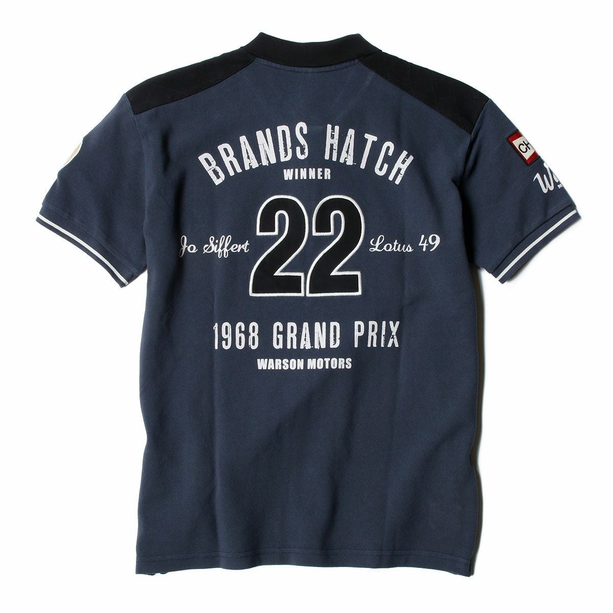 Warson Motors｜シフェール ブランズハッチ ポロ｜ポロシャツ｜ダークブルー